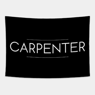 Carpenter Minimalist Design Tapestry