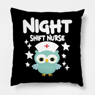 night shift nurse  funny nurse Pillow