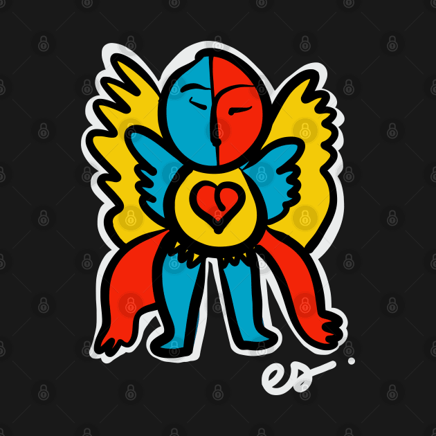 Angel Graffiti Character Love by signorino