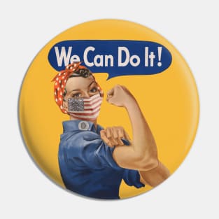 We Can Do It! Rosie the Riveter Coronavirus 2020 Pin