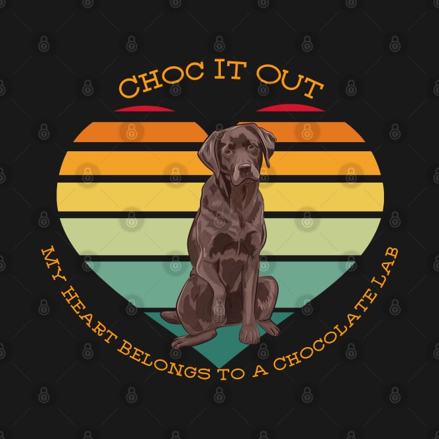 Chocolate Labrador-Choc it out by jlee