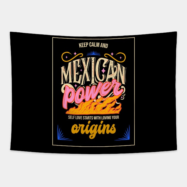 Mexican Power Tapestry by WizardingWorld