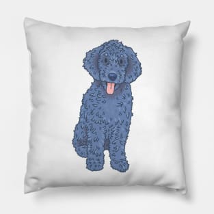 Black Cockapoo Pillow