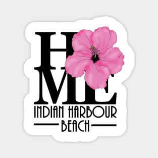 HOME Indian Harbour Beach Pink Hibiscus Magnet