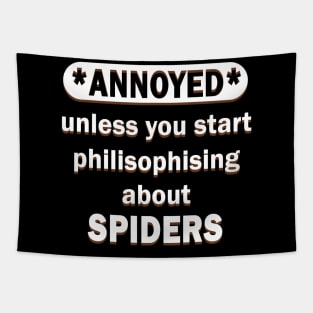 Spider Skeleton Fans Freak Saying Tapestry