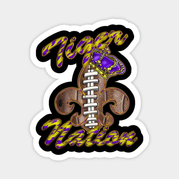 Tiger Nation Magnet by Destro