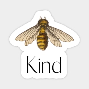 Sophisticated Graphic Bee Kind "Be Kind" Magnet