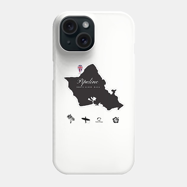 Hawaii's Pipeline Surf spot on Oahu Phone Case by Hayden Mango Collective 