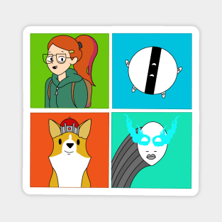 The Infinity Train Gang Magnet