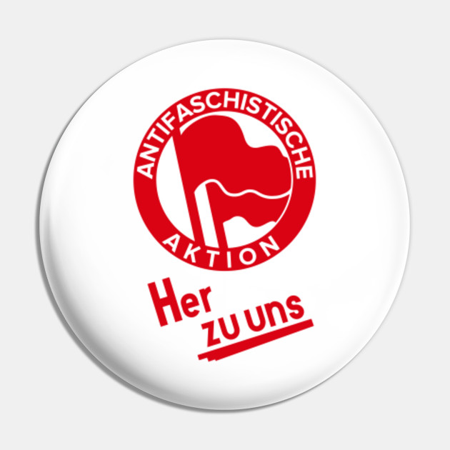 Limited Edition Exclusive Antifaschistische Aktion Poster Antifaschistische Aktion Pin Teepublic
