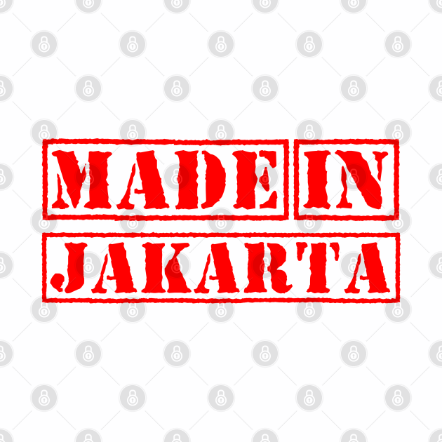  Made  in Jakarta  Indonesia Jakarta  Baseball T Shirt 