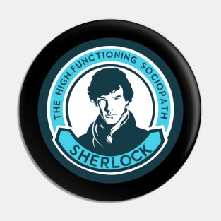 Sherlock The High Functioning Sociopath Pin