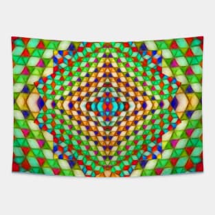 Op art pattern Tapestry