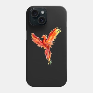 Posterized phoenix Phone Case