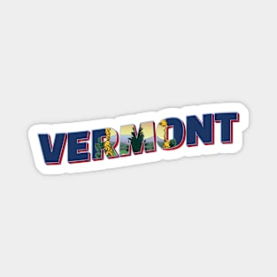 Vermont vintage style retro souvenir Magnet