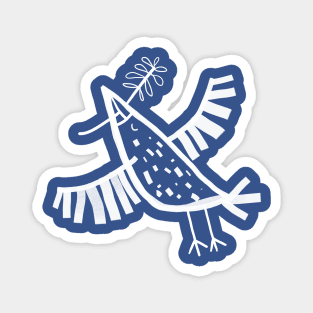 cute cartoon dove of peace Magnet