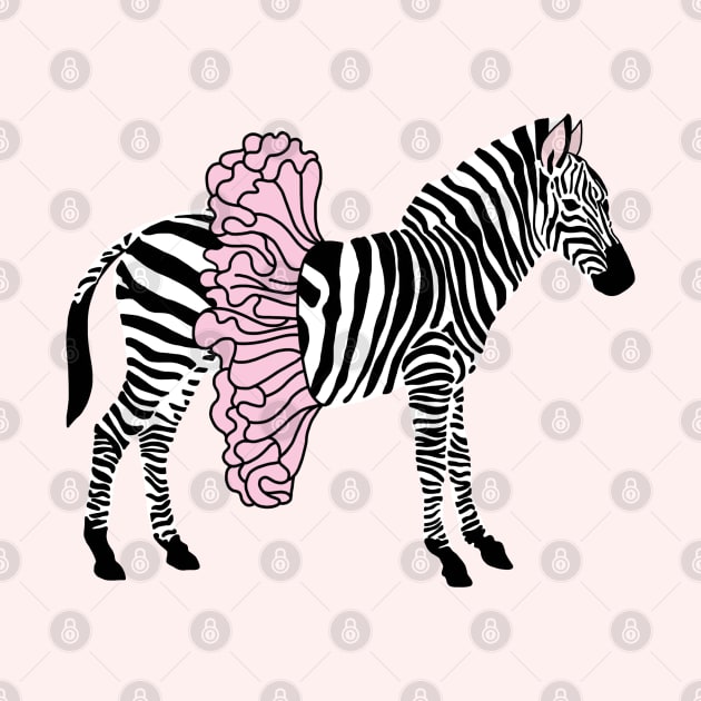 Ballerina Zebra by SuperrSunday