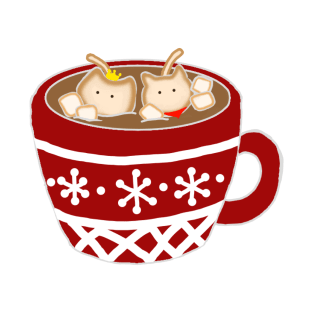 Merthur Hot Chocolate Cats T-Shirt