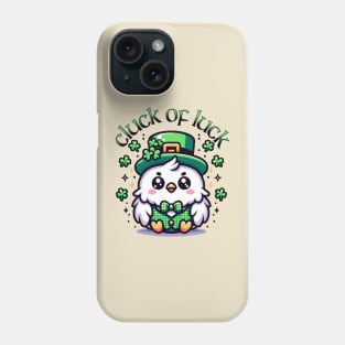 Cluck Of Luck - Chicken Humor St Patrick's Day Phone Case