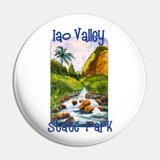 Iao Valley State Park, Hawaii Pin