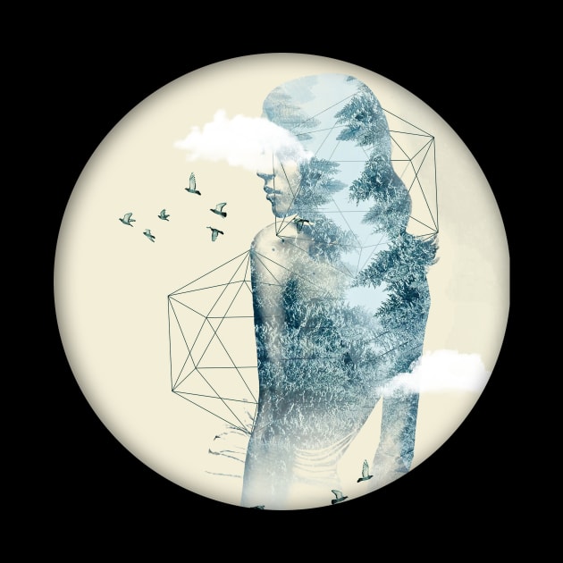 Nature and Geometric Shapes - Double Exposure by Vin Zzep