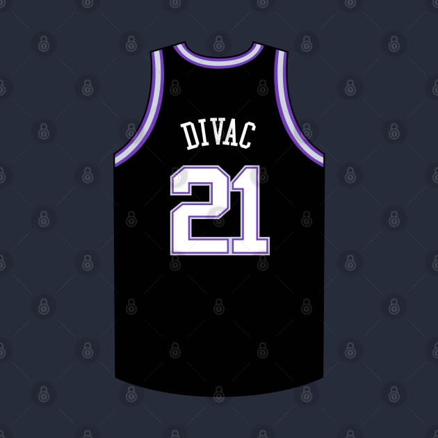 Vlade Divac Sacramento Jersey Qiangy by qiangdade