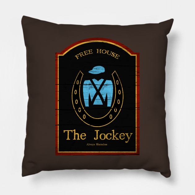 The Jockey Always Shameless Pillow by JimT