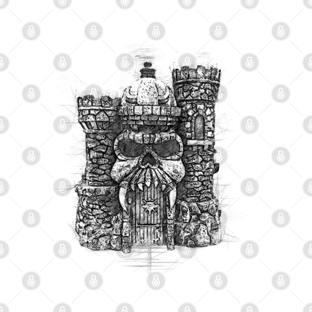 Castle Grayskull Sketch by Blind Man Studio