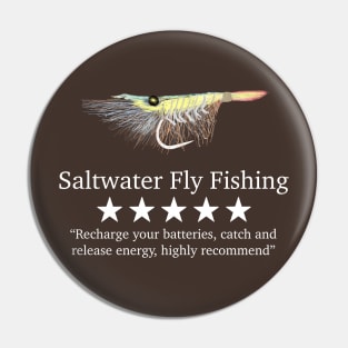 Saltwater Fly Fishing 5 stars rating catch and release energy Pin