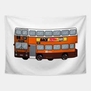 Greater Manchester Transport orange 1980s-1990s bus flux system Tapestry