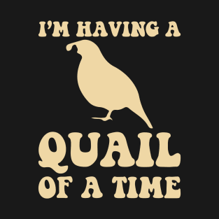 I'm having a Quail of a time funny T-Shirt