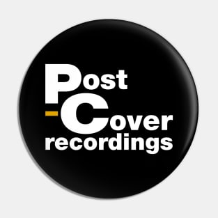 Post-Cover Recordings Design (Official) Pin