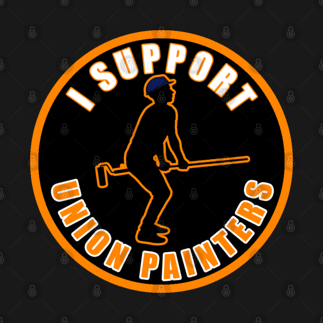 I support union painters by  The best hard hat stickers 