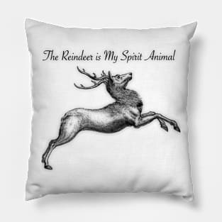 Reindeer Spirit Animal Pillow