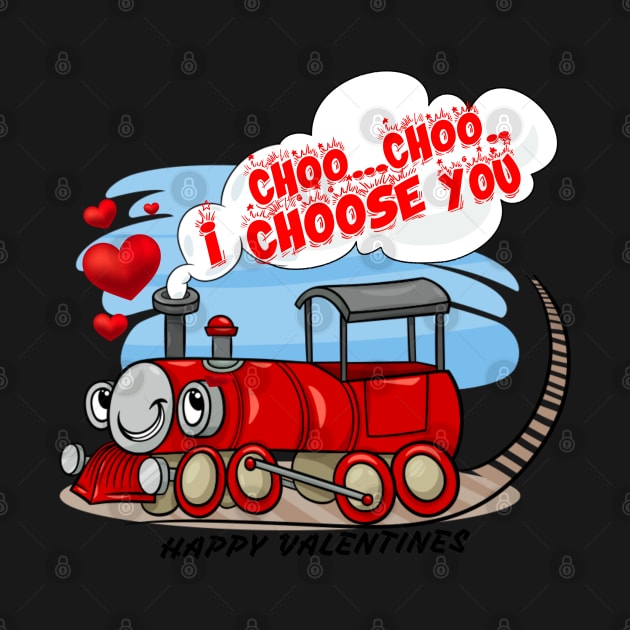 I CHOO CHOO. I CHOOSE YOU. Happy Valentines by ShopiLike