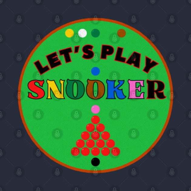 Lets Play Snooker Balls Snooker Lover Oil Effect by jr7 original designs