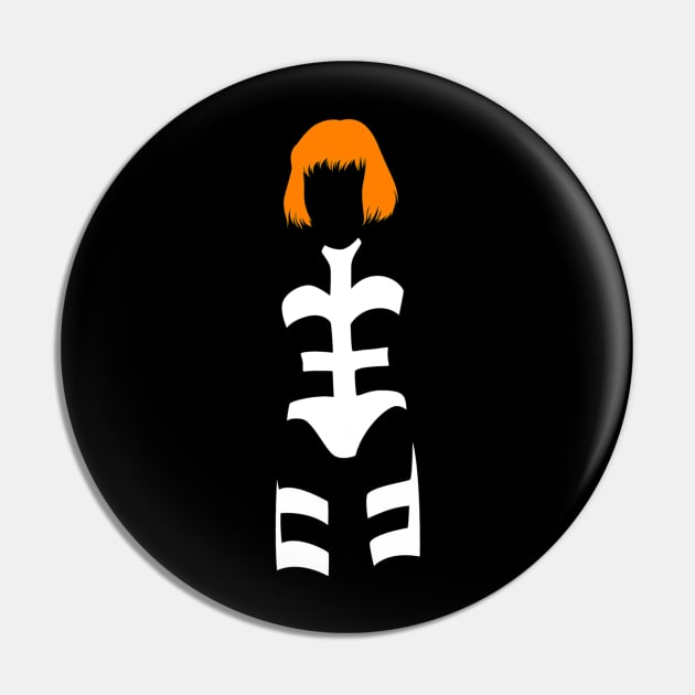 The Fifth Element Leeloo silhouette Pin by frekioxo