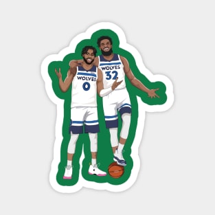 D'Angelo Russell x Karl Anthony Towns Magnet