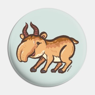 Saiga antelope Pin