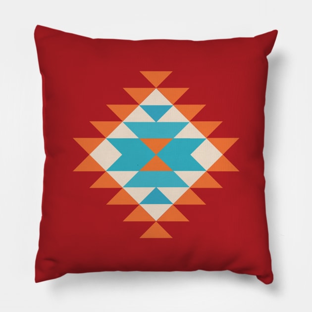 Tribal Love Pillow by Akbaly