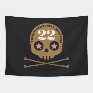 22 Bones Sugar Skull Tapestry