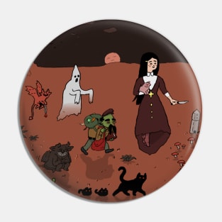 Witch walk Pin