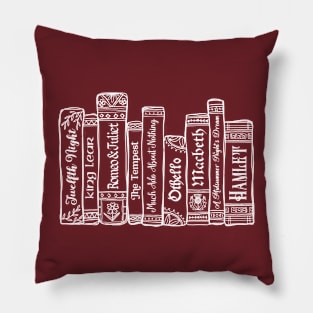 Shakespeare Bookshelf No.5 Pillow