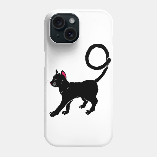 9 Bad Luck Lives Phone Case by ANTICLOTHESdotCOM