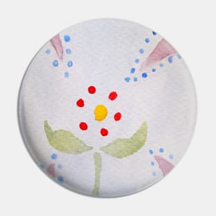 Flower Dots Pin