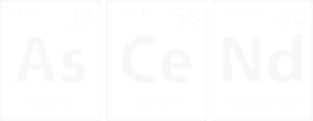 Ascend (As-Ce-Nd) Periodic Elements Spelling Magnet