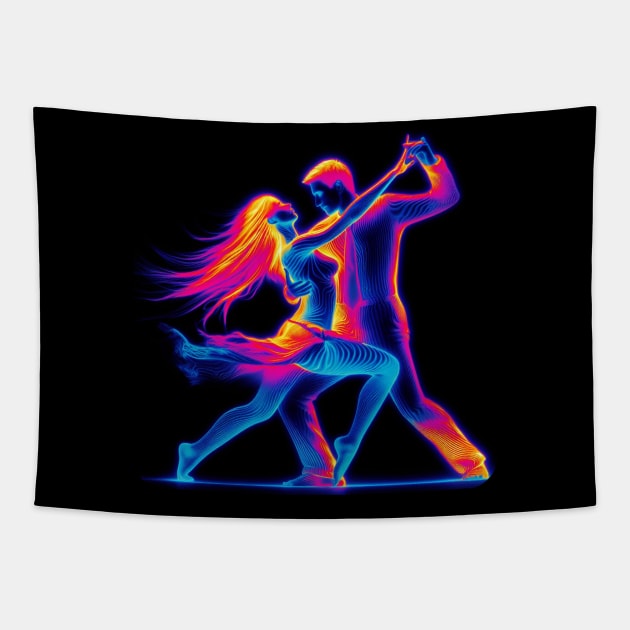 Thermal Image - Sport #13 Tapestry by The Black Panther