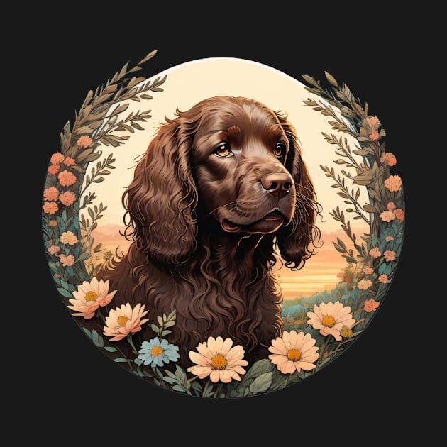 Boykin Spaniel Garden by Pet And Petal