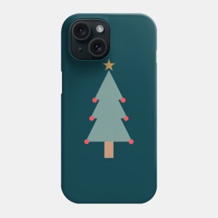 Decorated Christmas Tree (Arctic) Phone Case