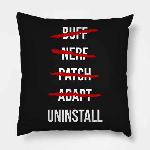 Buff, Nerf, Patch, Adapt, Uninstall Pillow by krls